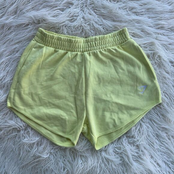 Gymshark Training Sweat Shorts Firefly Green Size Medium - Picture 1 of 7